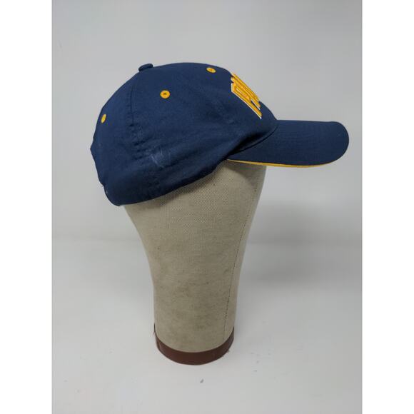 NBA Brand Indiana Pacers Slideback Hat Embroidered Logo Blue Yellow OSFM - Picture 7 of 11